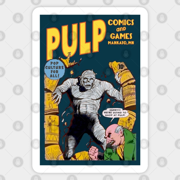 Pulp Mummy Sticker by PULP Comics and Games